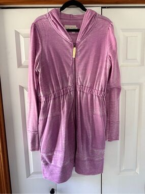 evy's tree Lavender Pink Hooded Zip Sweatshirt